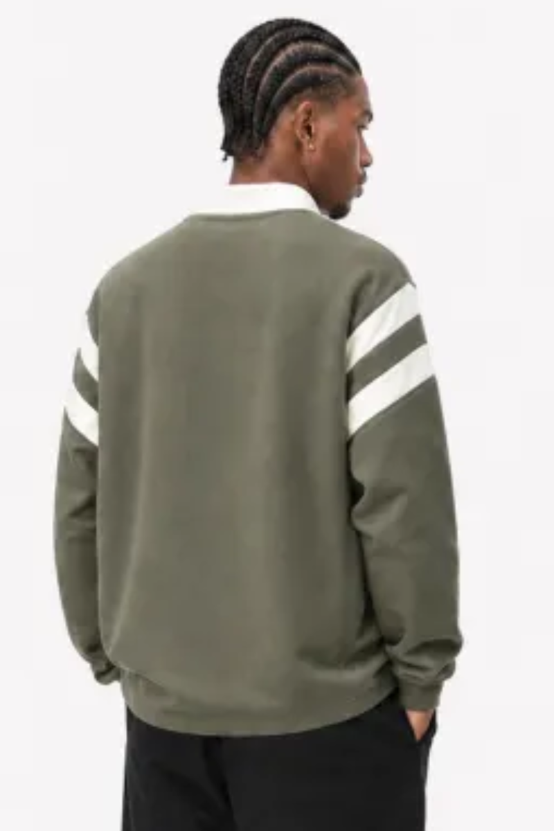 Men's Fall Clothing Half-Zip Collared Game-Day Sweatshirt