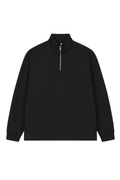 Women's Fall Clothing 450g Half Zip Stand Collar Sweatshirt