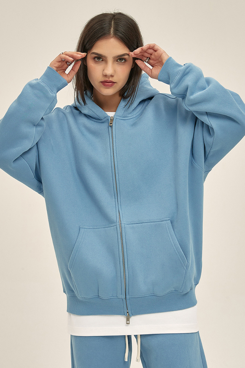 Women's Fall Clothing 350G Full Zip Hoodie Jacket