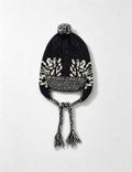 Ladies Vintage Fair Isle Earflap Beanie Hat