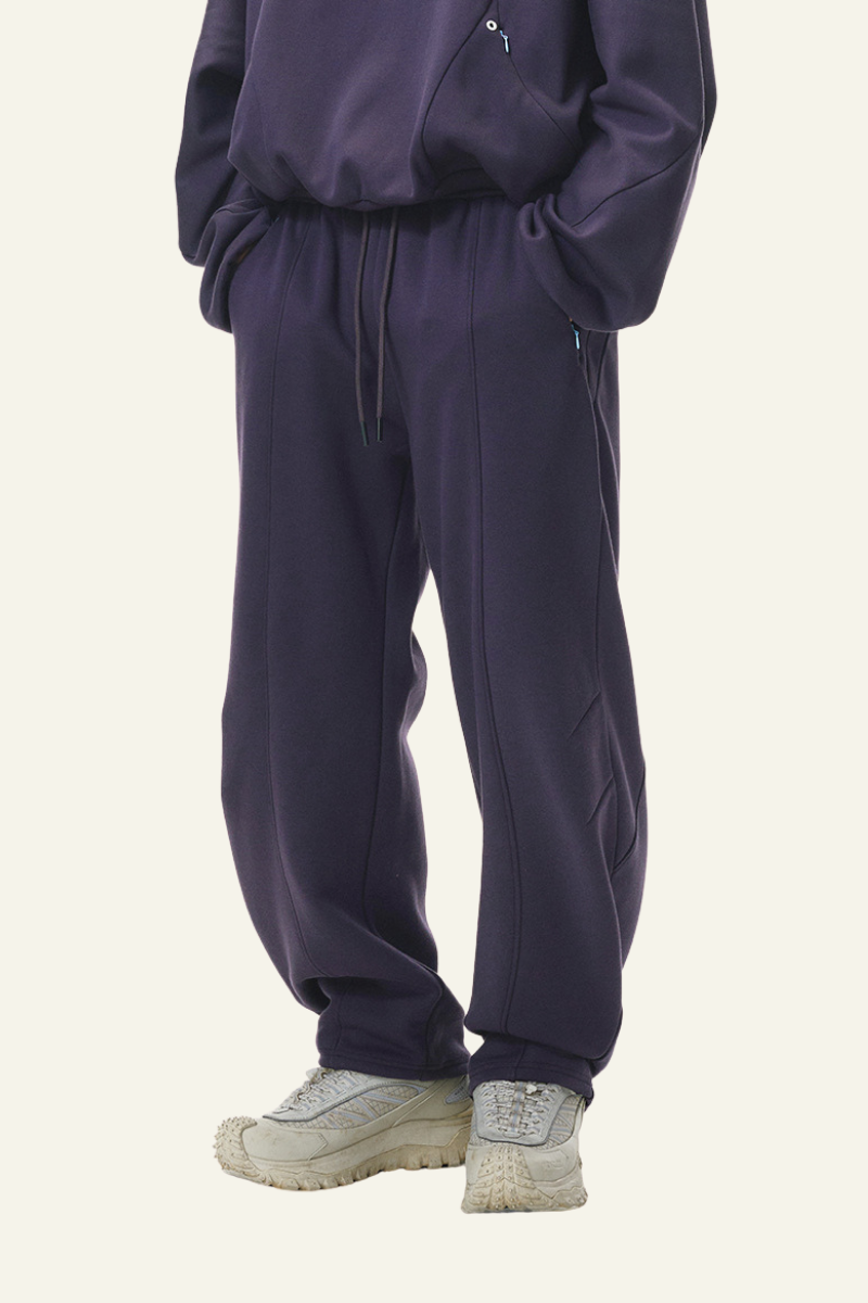 Men's Functional Deconstructed  Curved-Leg Pants.