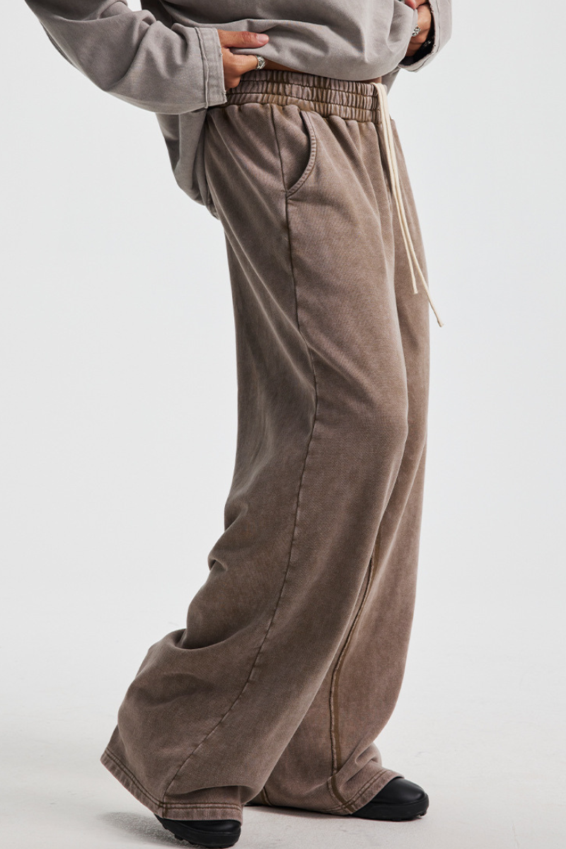 Men's Fall Clothing Cotton - Raw-Edge Patchwork Pants