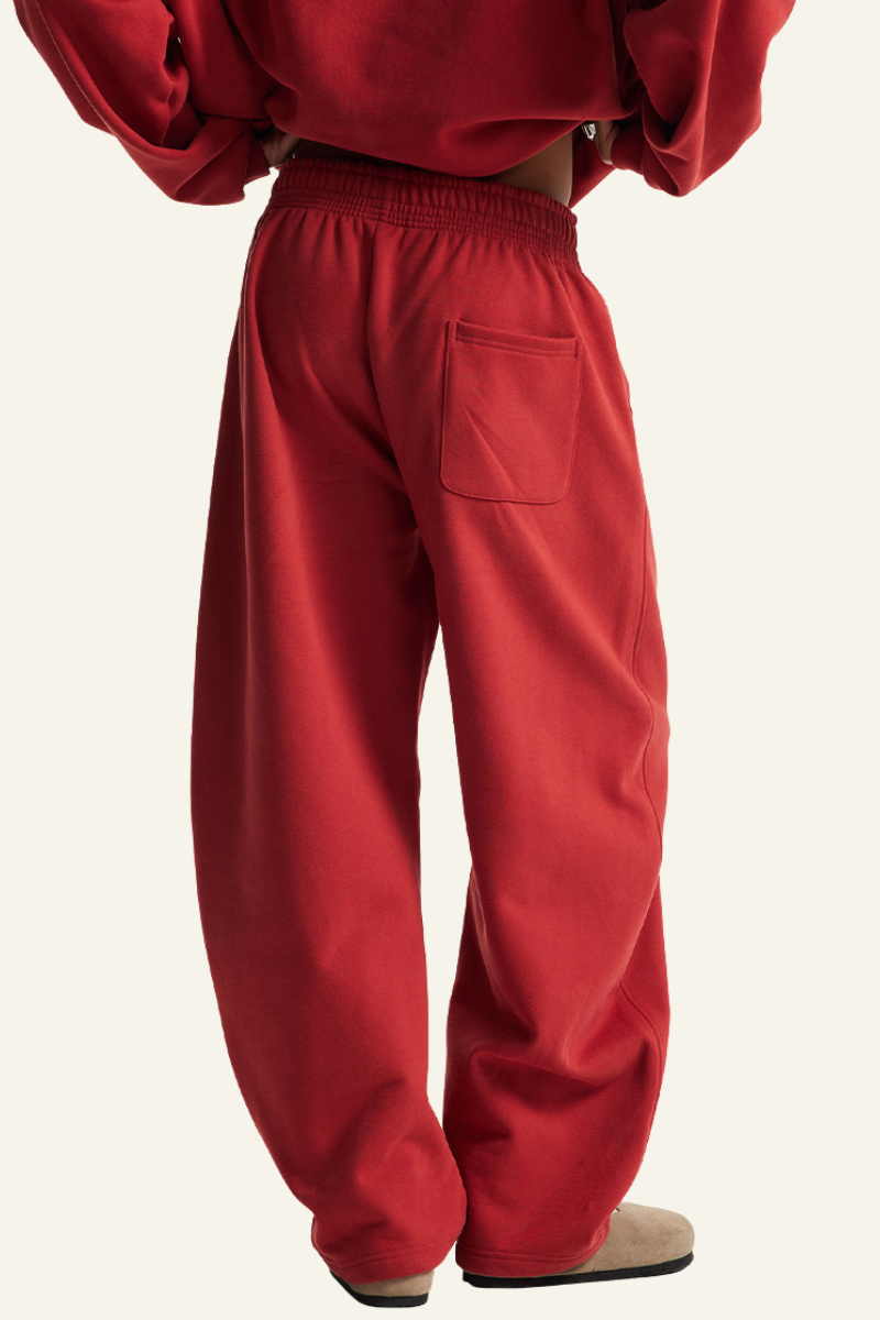 Men's Fall Clothing Fleece Versatile Curved-blade Pants