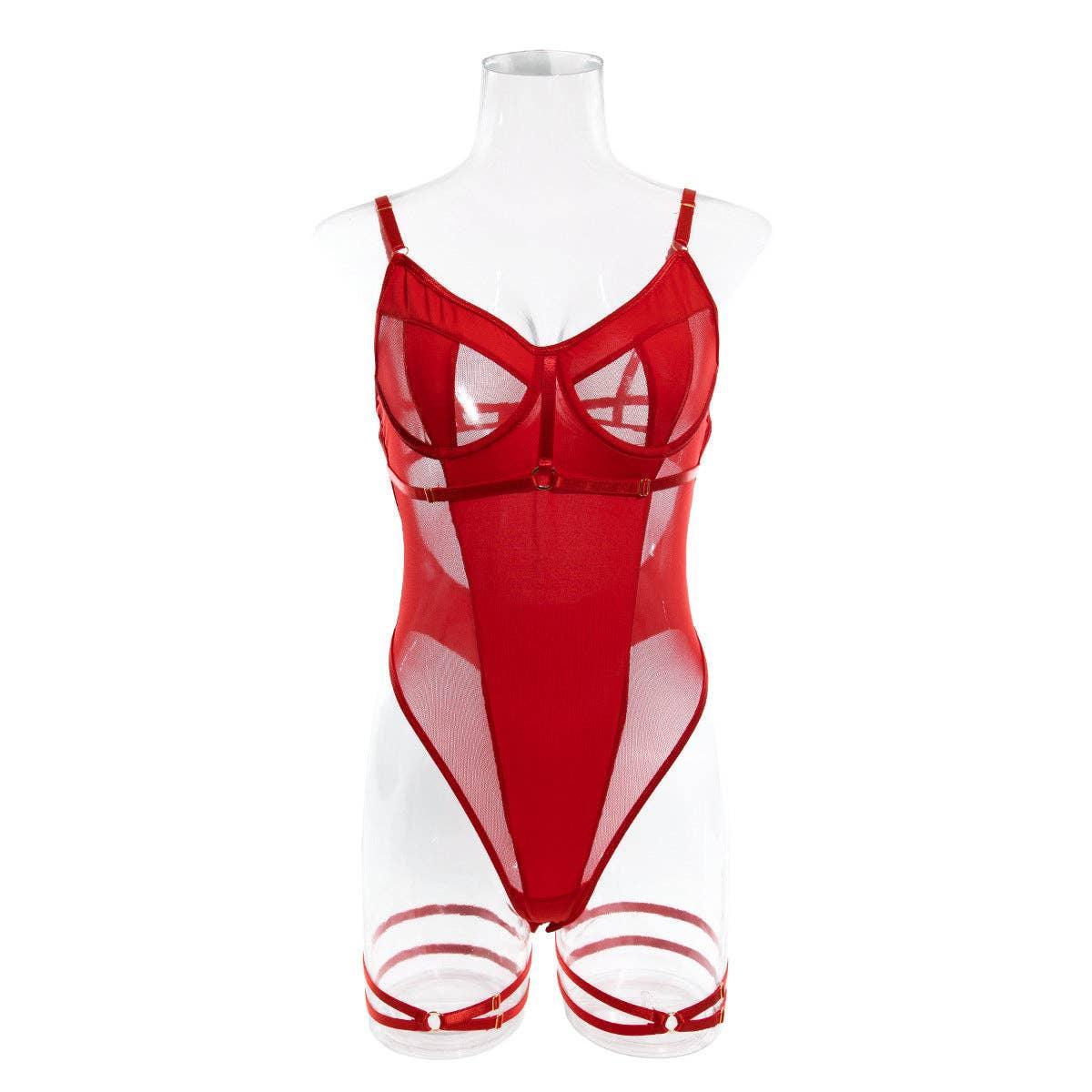 2PCS Backless Sexy Lingerie Set