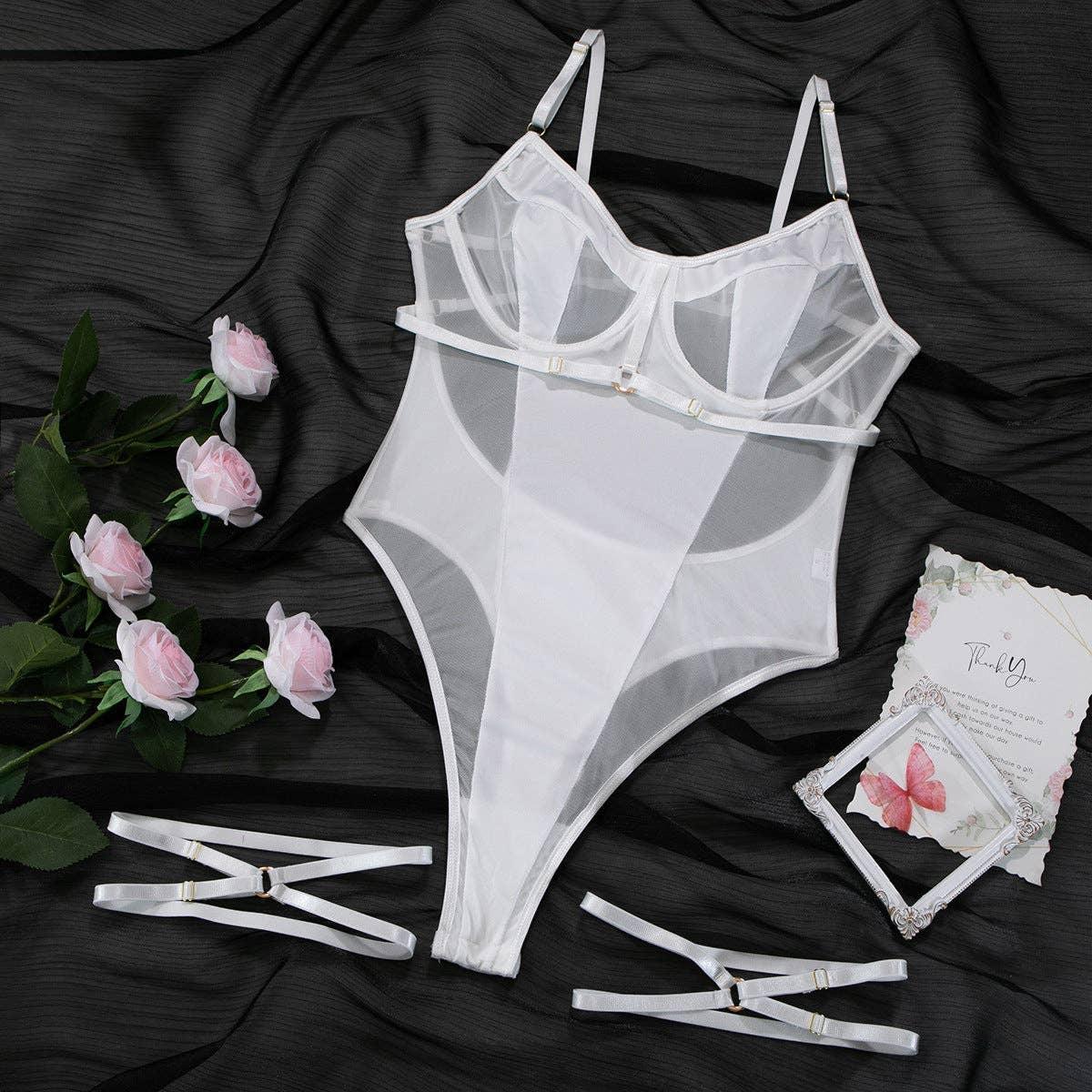 2PCS Backless Sexy Lingerie Set