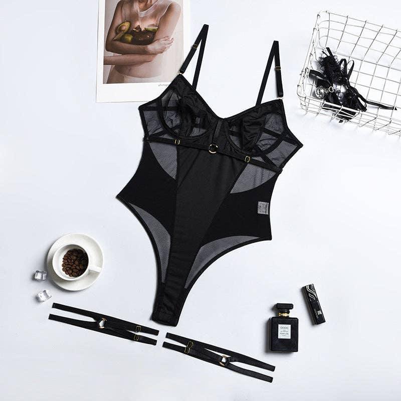 2PCS Backless Sexy Lingerie Set