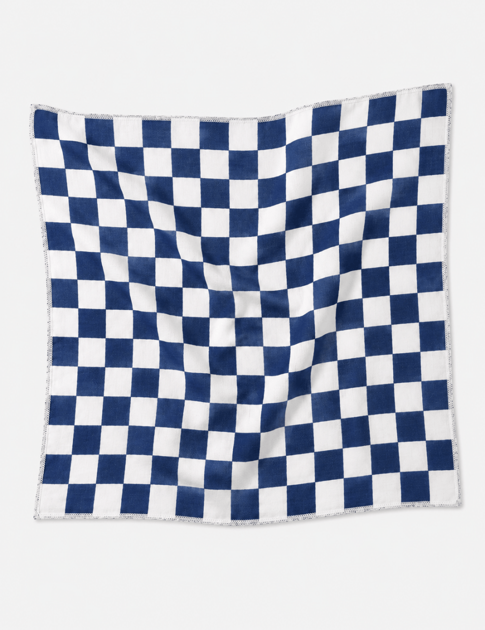 Ladies Bandana Diamond Print Square Neck Scarf
