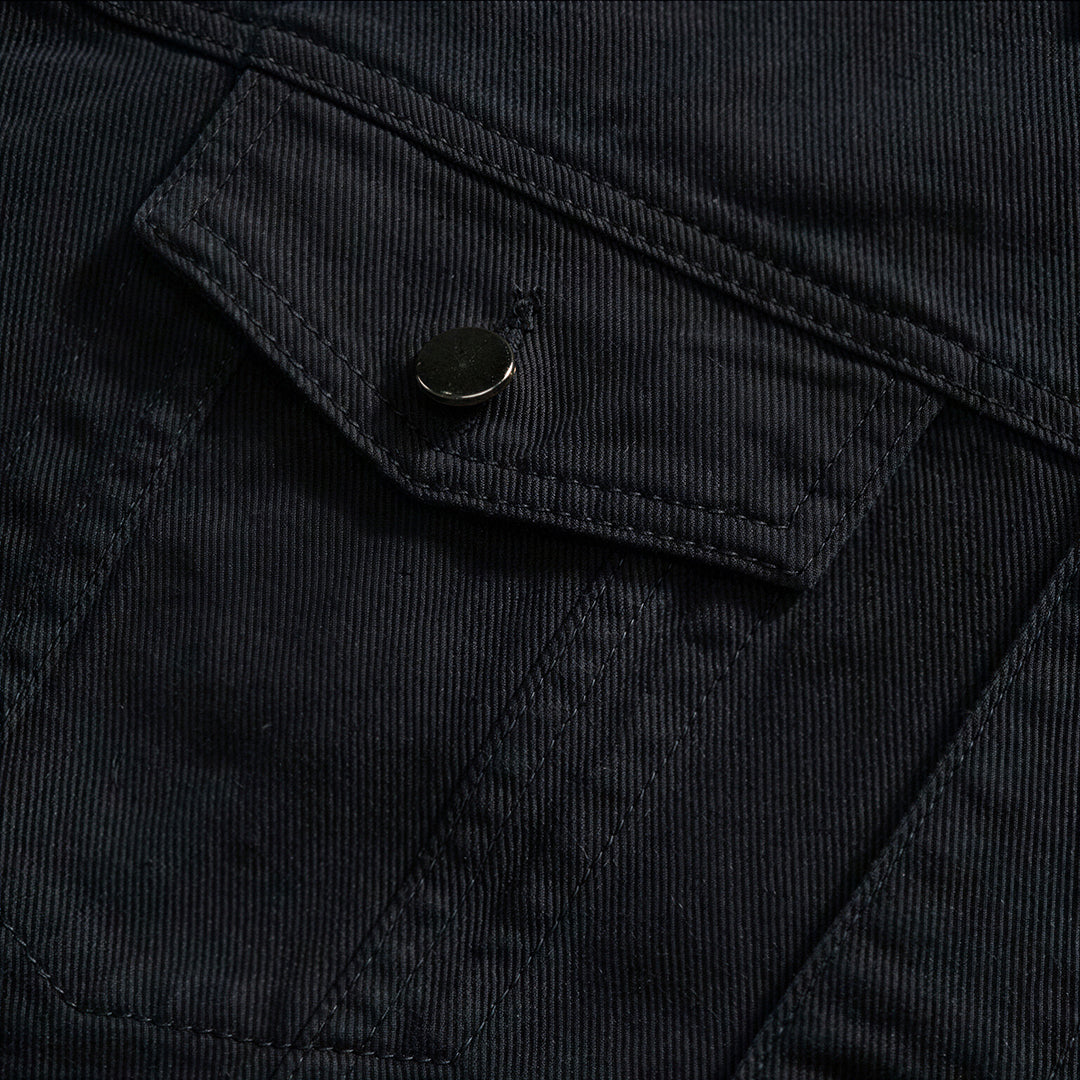 Unisex Spring Vintage Washed Denim Trucker Jacket
