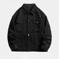 Unisex Spring Vintage Washed Denim Trucker Jacket