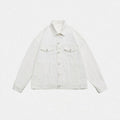 Unisex Spring Pigment Dyed Oversized Denim Trucker Jacket