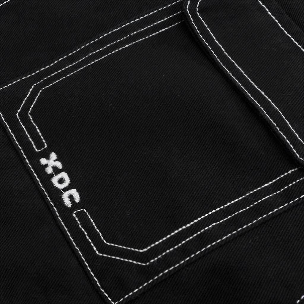 Unisex Spring Contrast Stitch Oversized Workwear Jacket