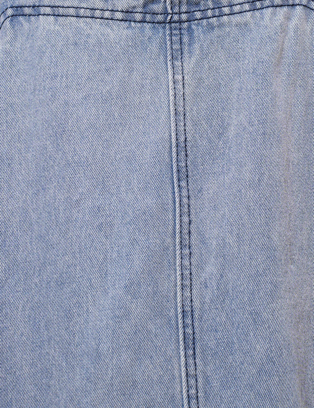 Ladies Pocket Denim Mini Overall Dress