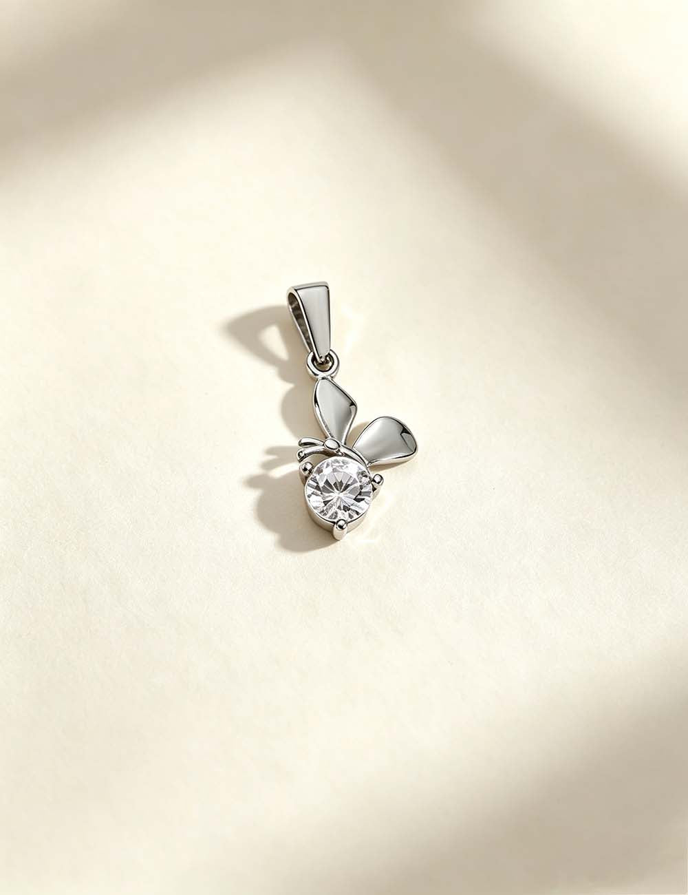 Ladies Rhinestone Teardrop Round Floral Pendant Charms