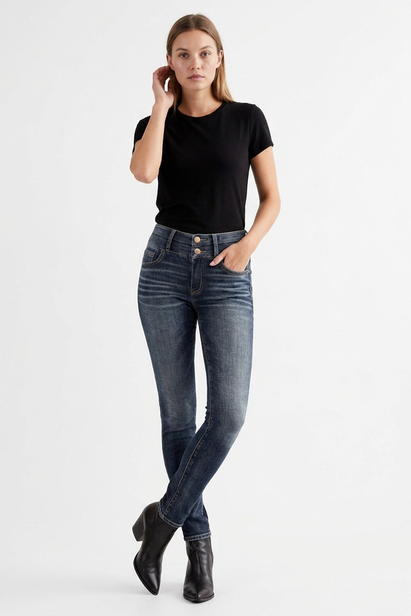 Women's Wash High Waist Stretch Skinny Jeans
