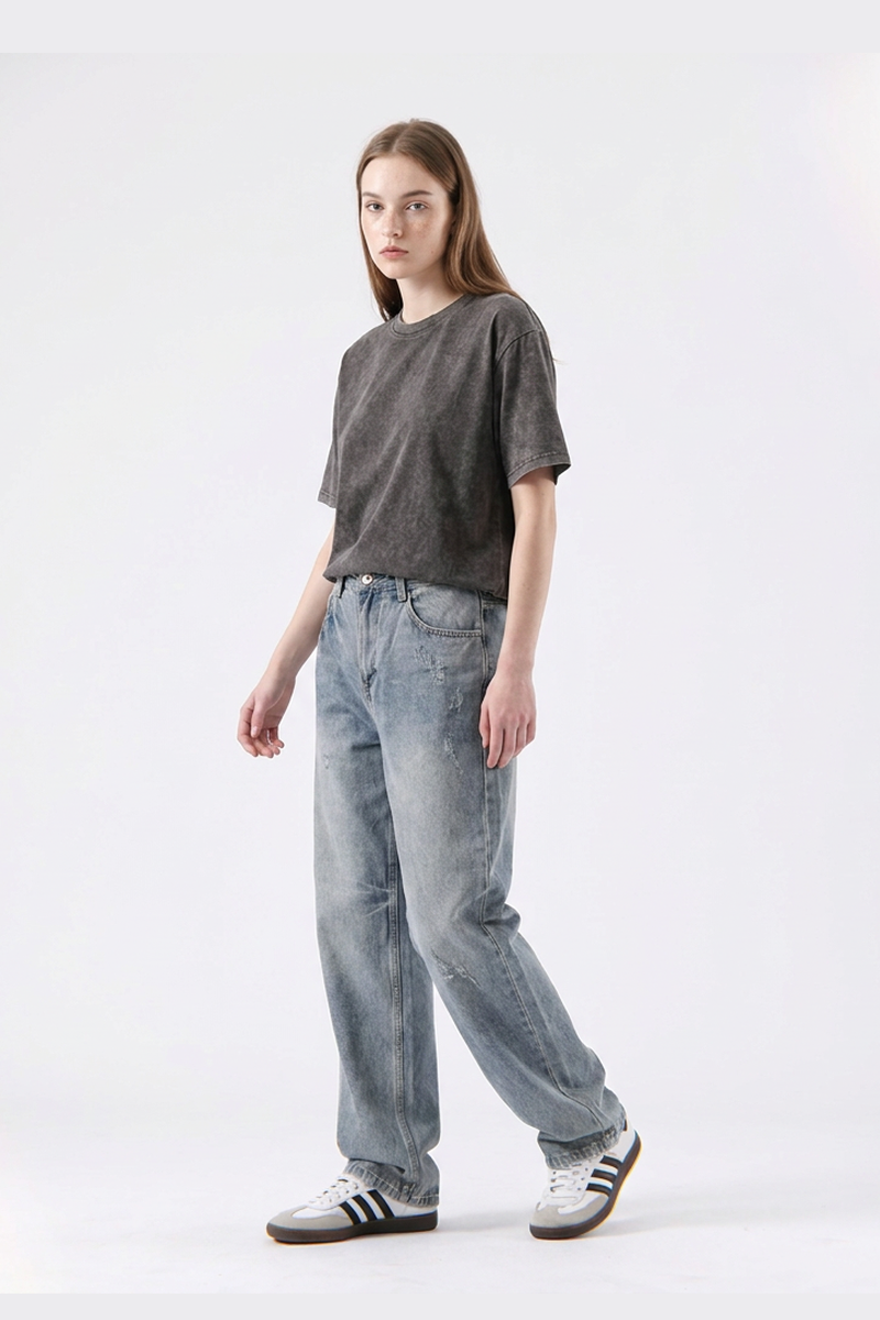 Women's Classic 5-Pocket High Waist Straight Leg Jeans