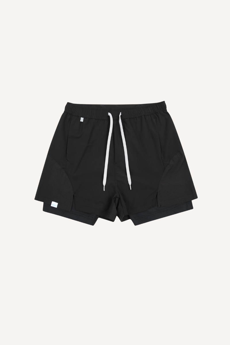 Unisex 2-in-1 Reflective UPF50+ Cooling Quick Dry Shorts
