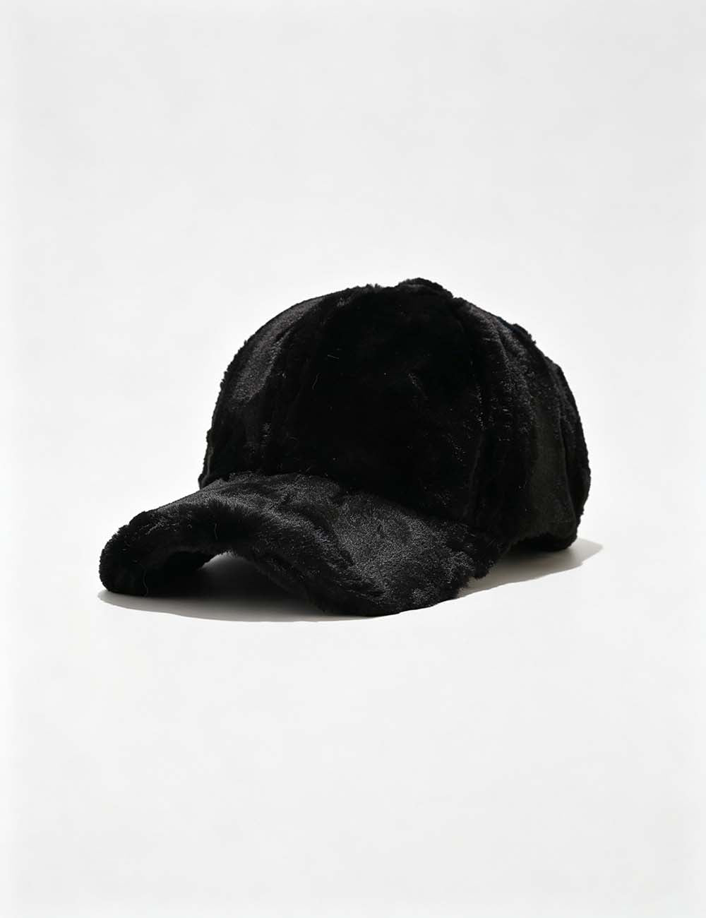 Ladies Casual Winter Warm Faux Fur Baseball Cap