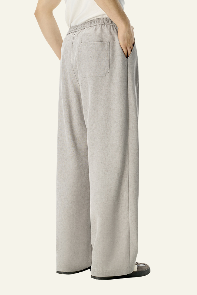 Men's Streetwear Loose-fitting Solid Straight Leg Pants