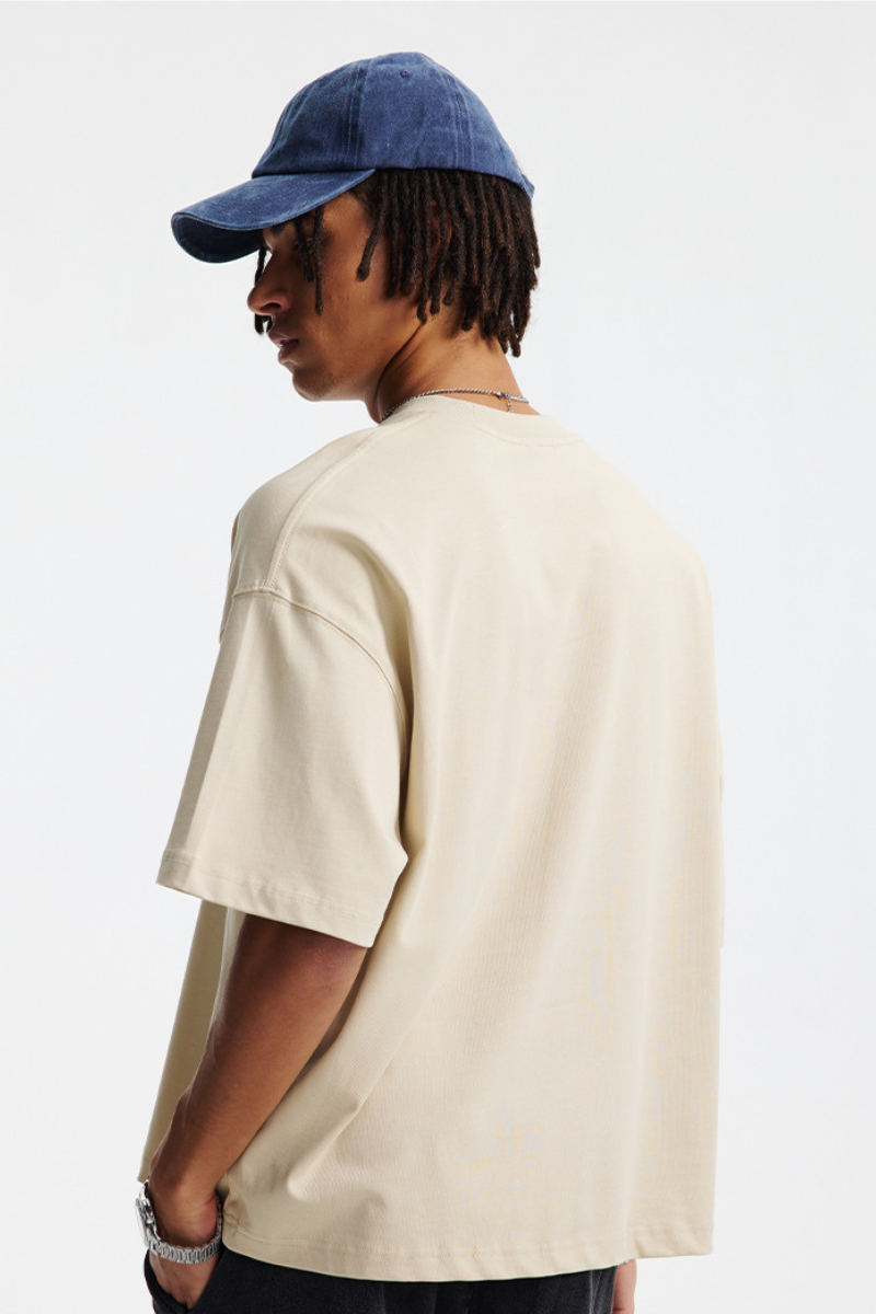 Men's Summer 275g Cotton Boxy Oversized Tee