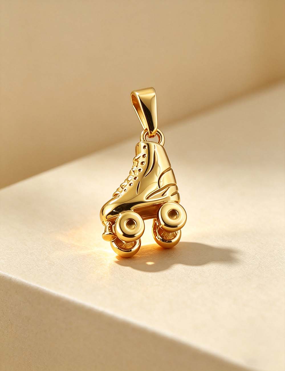 Ladies Heart Key Cross Gold Plated Pendant Charms