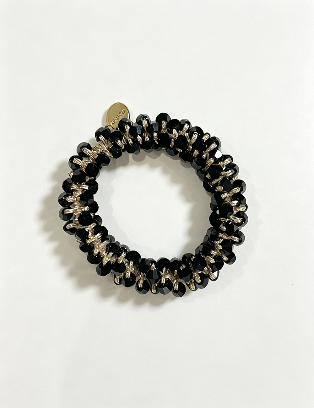 Ladies Crystal Beaded Elastic Hair Tie