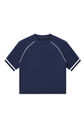Women's 210g OldMoney Preppy Stripe Crop Soft Tee