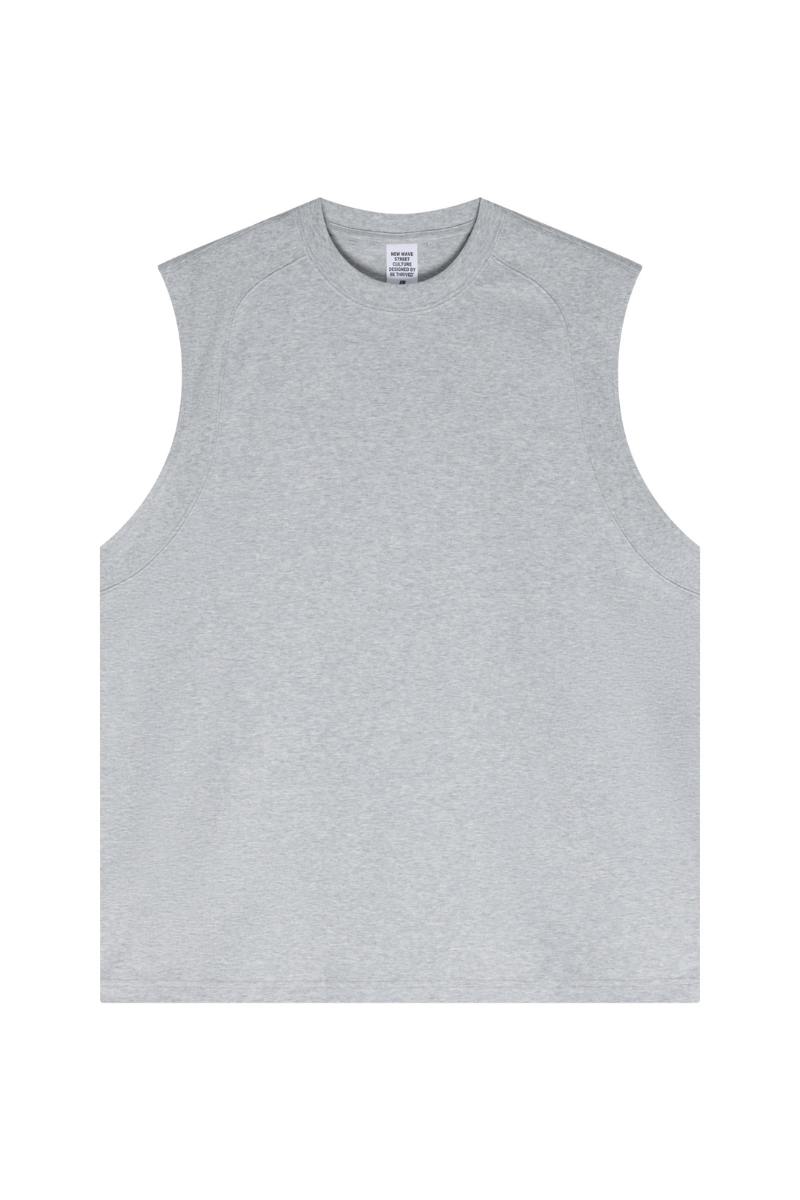Unisex Summer Lyocell Cooling Paneled Loose Tank Top