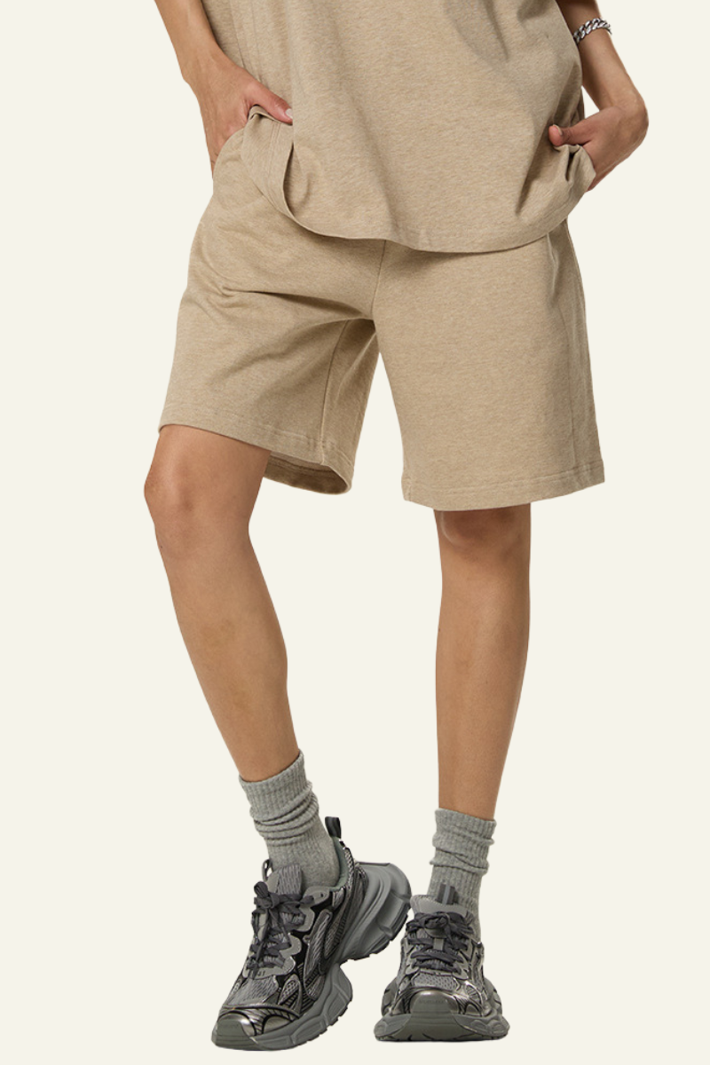 Women's  Cotton Heavyweight Drawstring Straight Leg Short