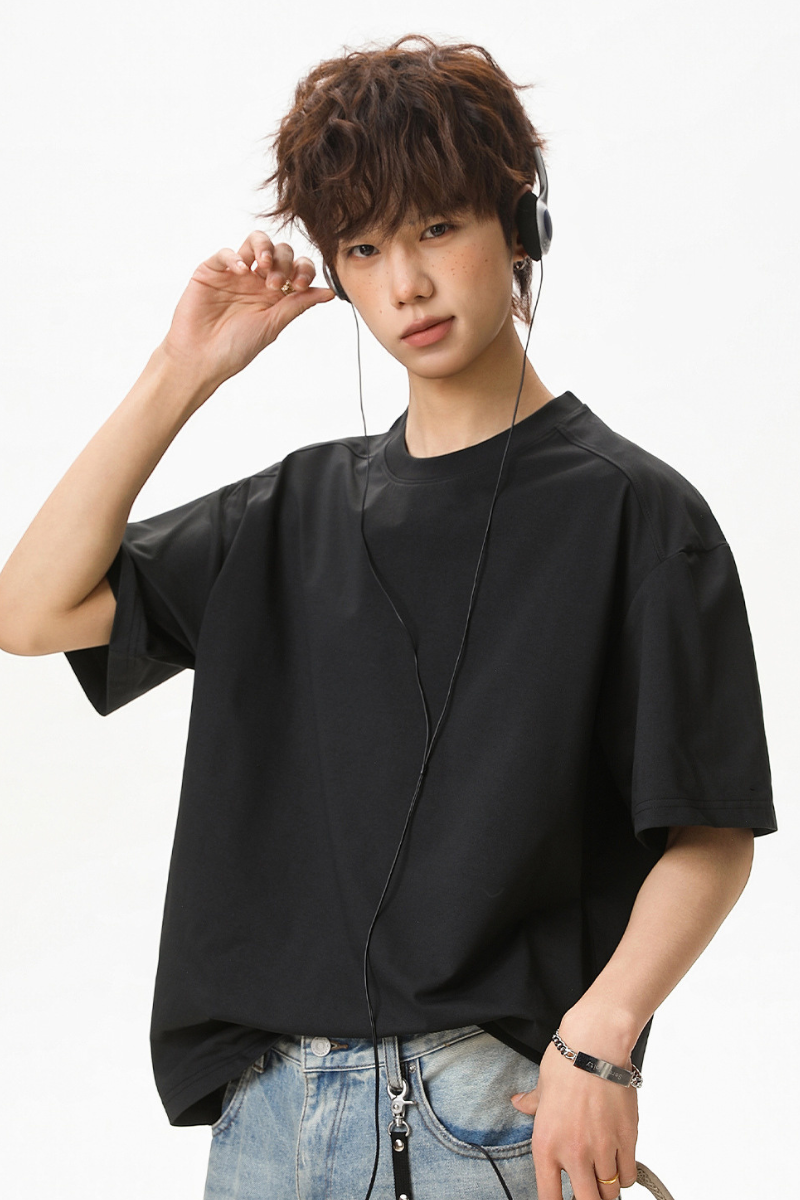 Men's Summer Cooling Lightweight Boxy Set-in Tee