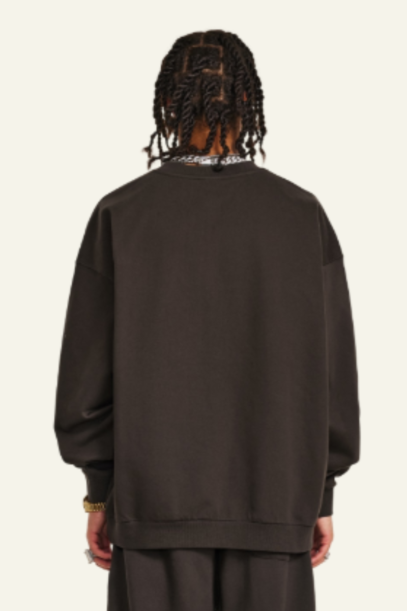Men's Fall Clothing Color Athletic Wear Crew Neck Pullover