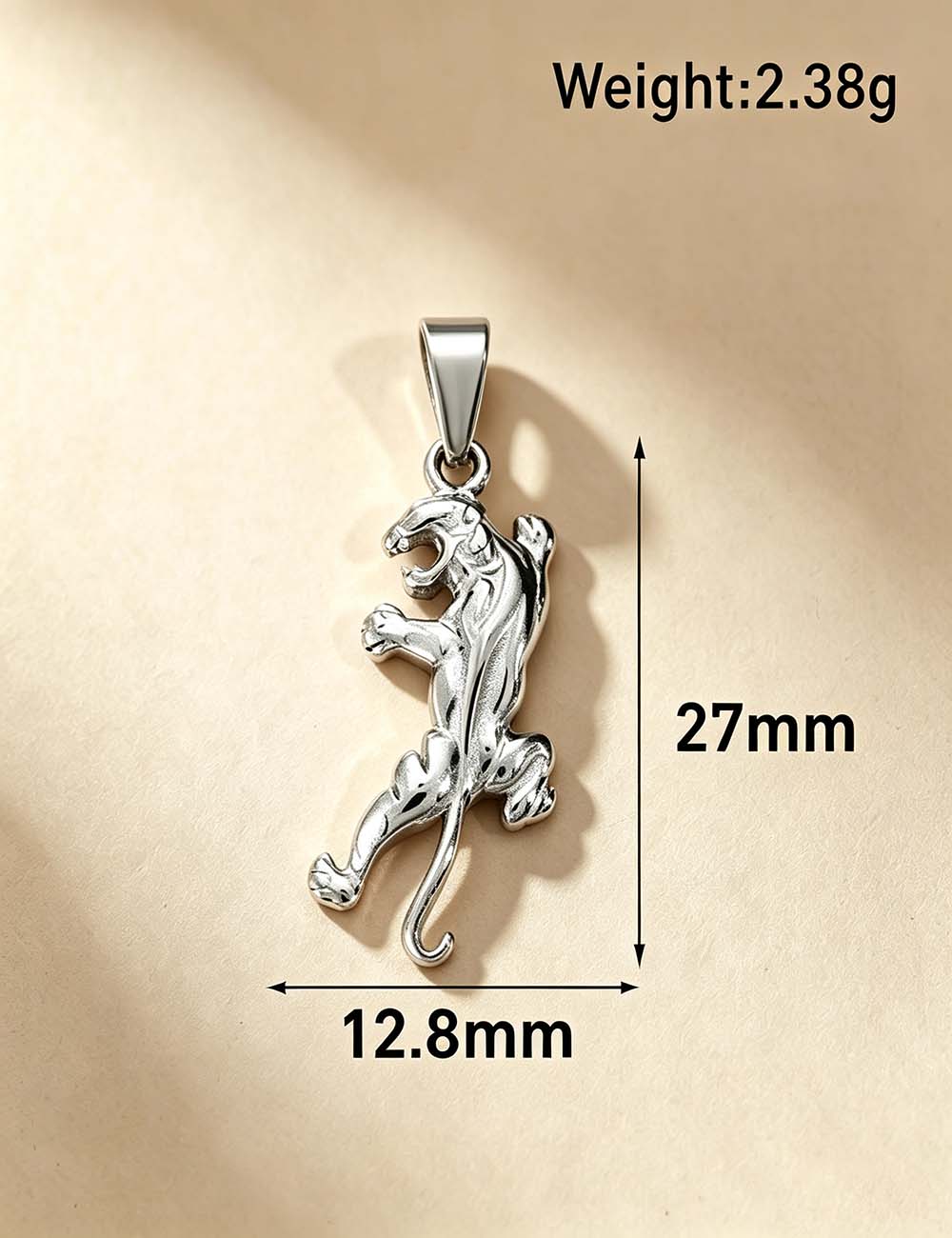 Ladies Punk Vintage Animal Tiger Bear Charm Pendant