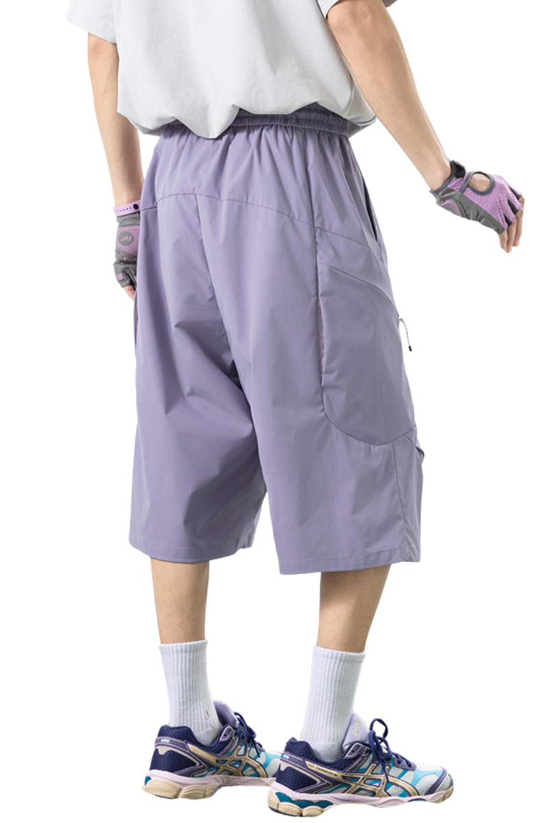 Men's Summer Straight 7/8 Waterproof Cargo Quick Dry Shorts
