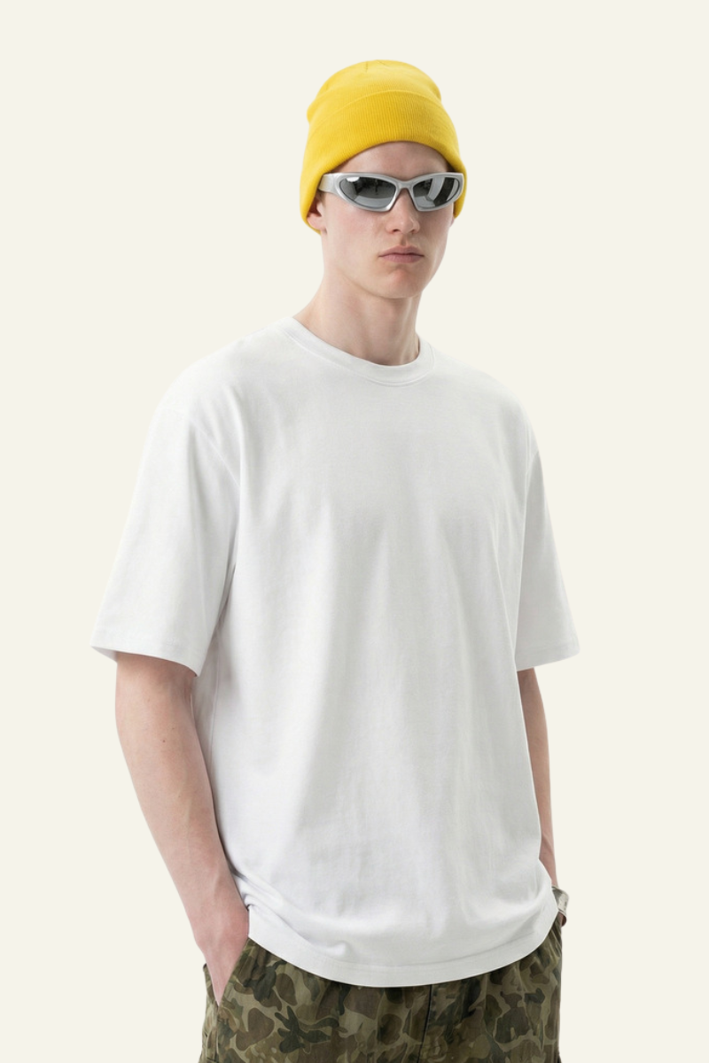 Men's Streetwear Round-neck Quick-dry Loose Fitting T-shirt