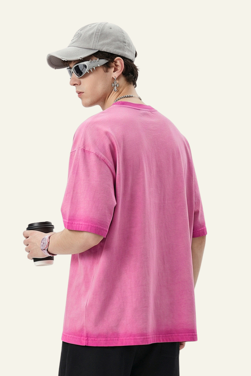 Men's  Cotton Vintage Washed T-Shirt