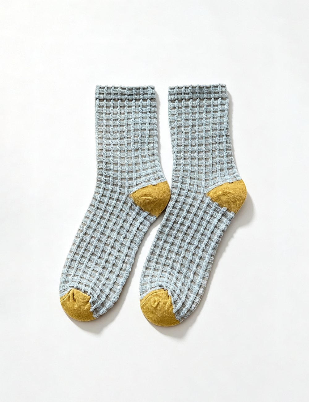 Ladies Retro Casual Checkerboard Crew Socks