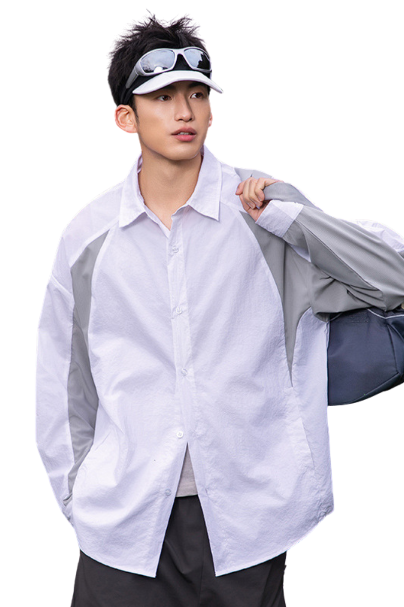 Unisex Summer Bright UPF50+ Long Sleeve Casual Shirt