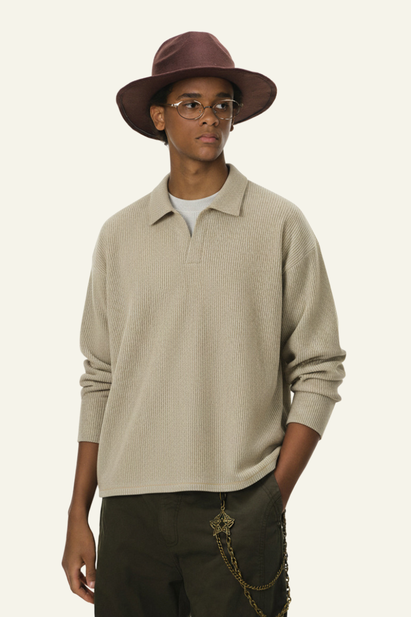 Men's Streetwear Faux Two-piece Patchwork Sweatshirts