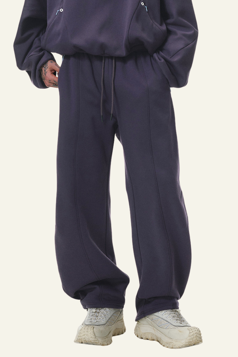 Men's Functional Deconstructed  Curved-Leg Pants.