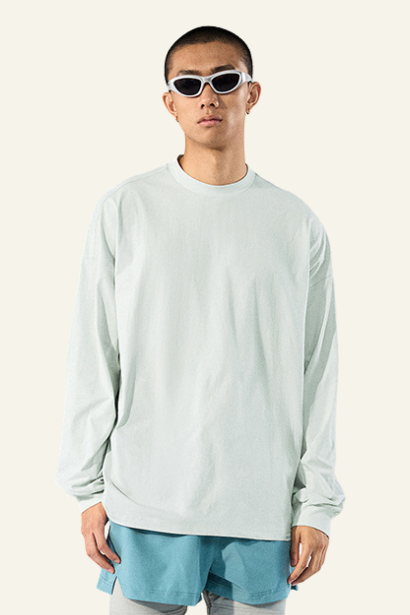 Men's Streetwear  Solid Lightweight Quick-dry Pullover