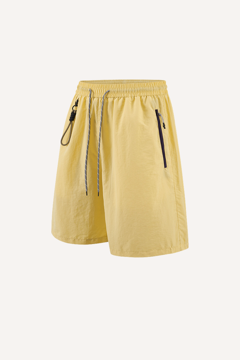 Men's Spring Summer Waterproof Zip D-Ring 5" Shorts