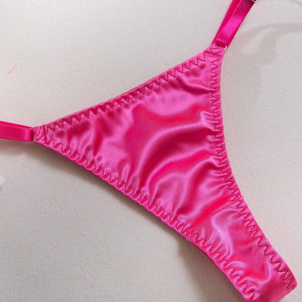 3PCS Bowknot Sexy Lingerie Set