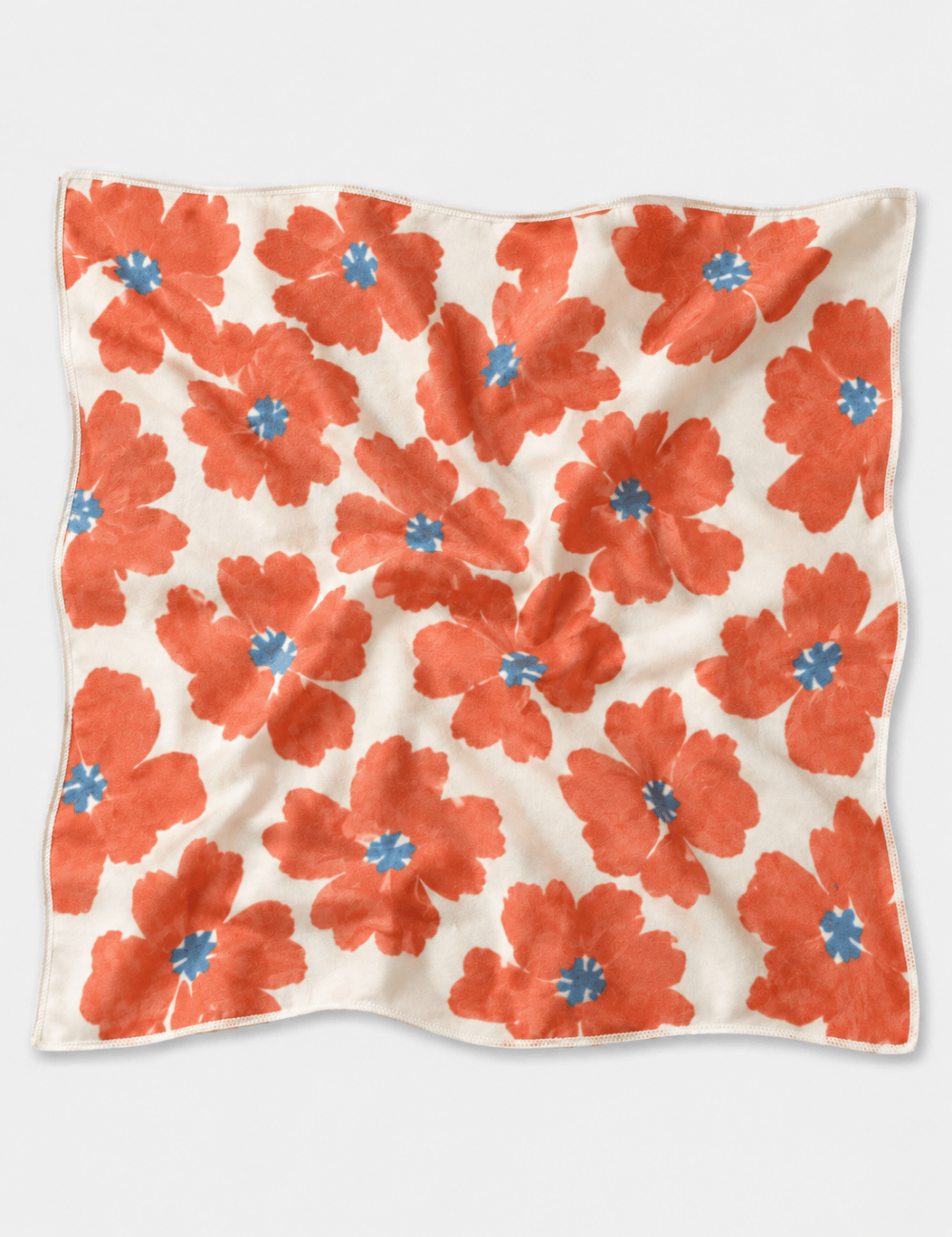 Ladies Casual Doodle Print Bandana Scarf
