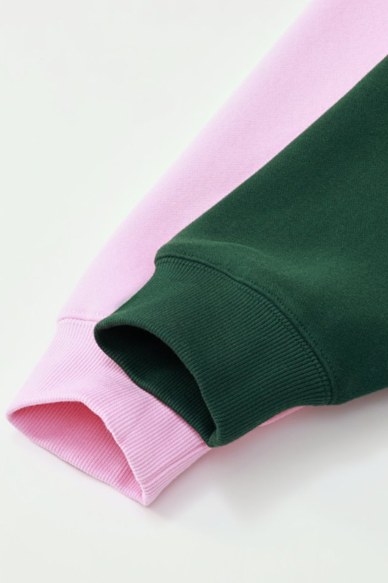Unisex Fall Clothing Fleece Loose Crew Neck Sweatshirt