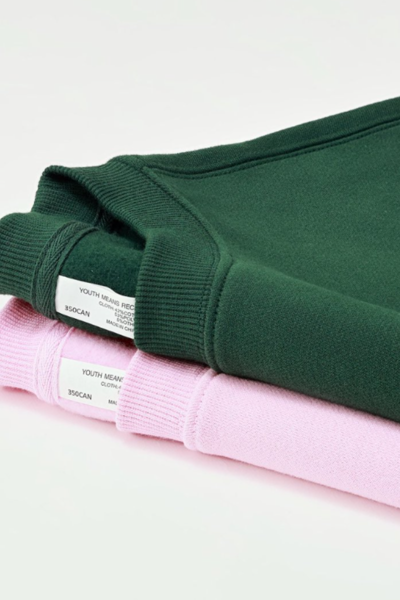 Unisex Fall Clothing Fleece Loose Crew Neck Sweatshirt