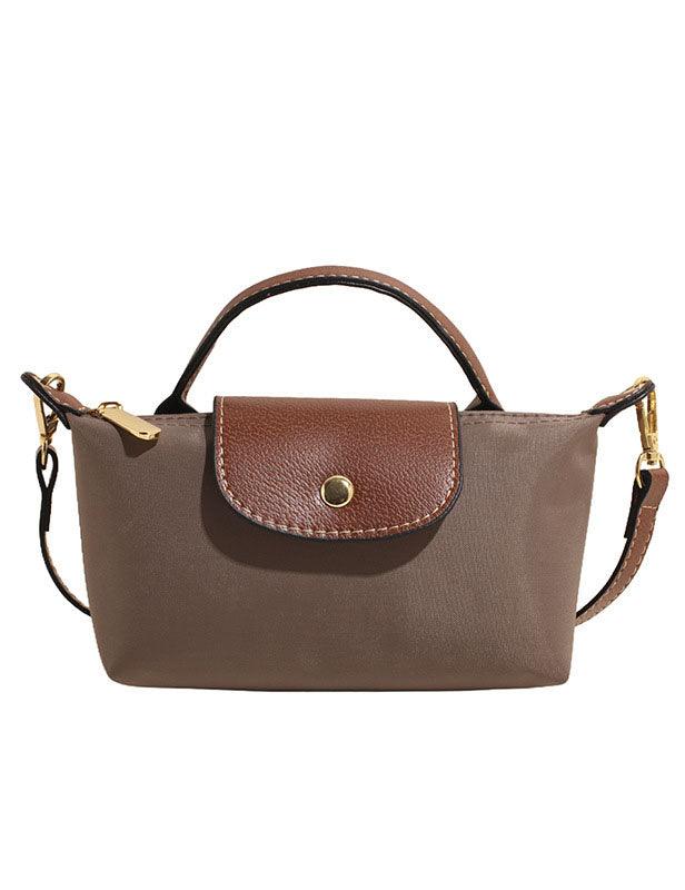 Ladies Color Block Flap Crossbody Bag Phone Wallet Bag