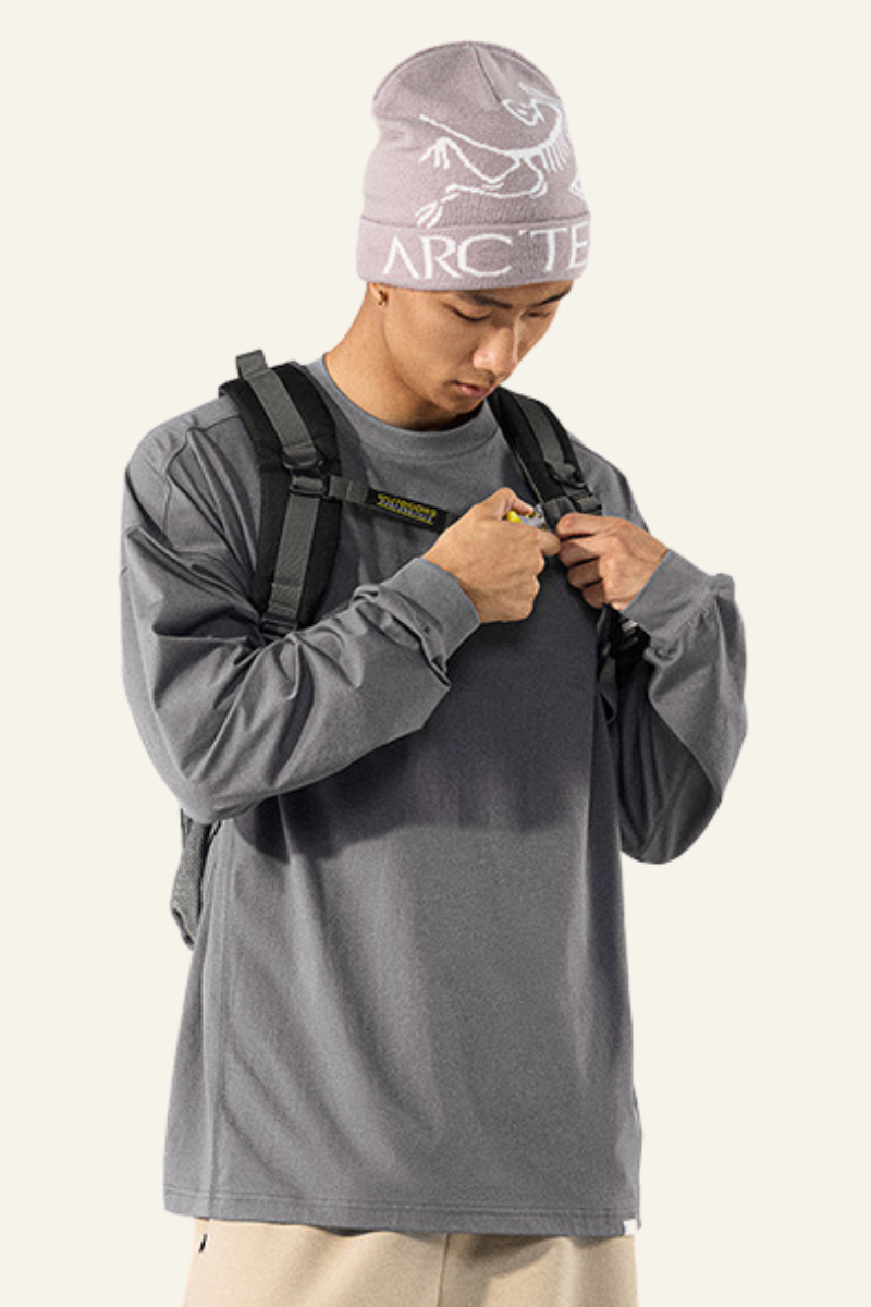 Men's Streetwear  Solid Lightweight Quick-dry Pullover