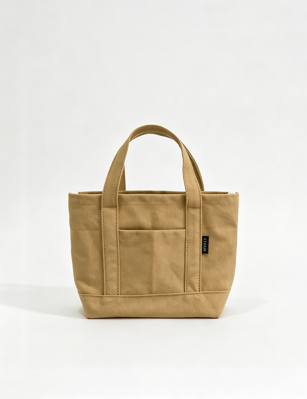 Ladies Casual Solid Canvas Mini Handbag Tote Bag