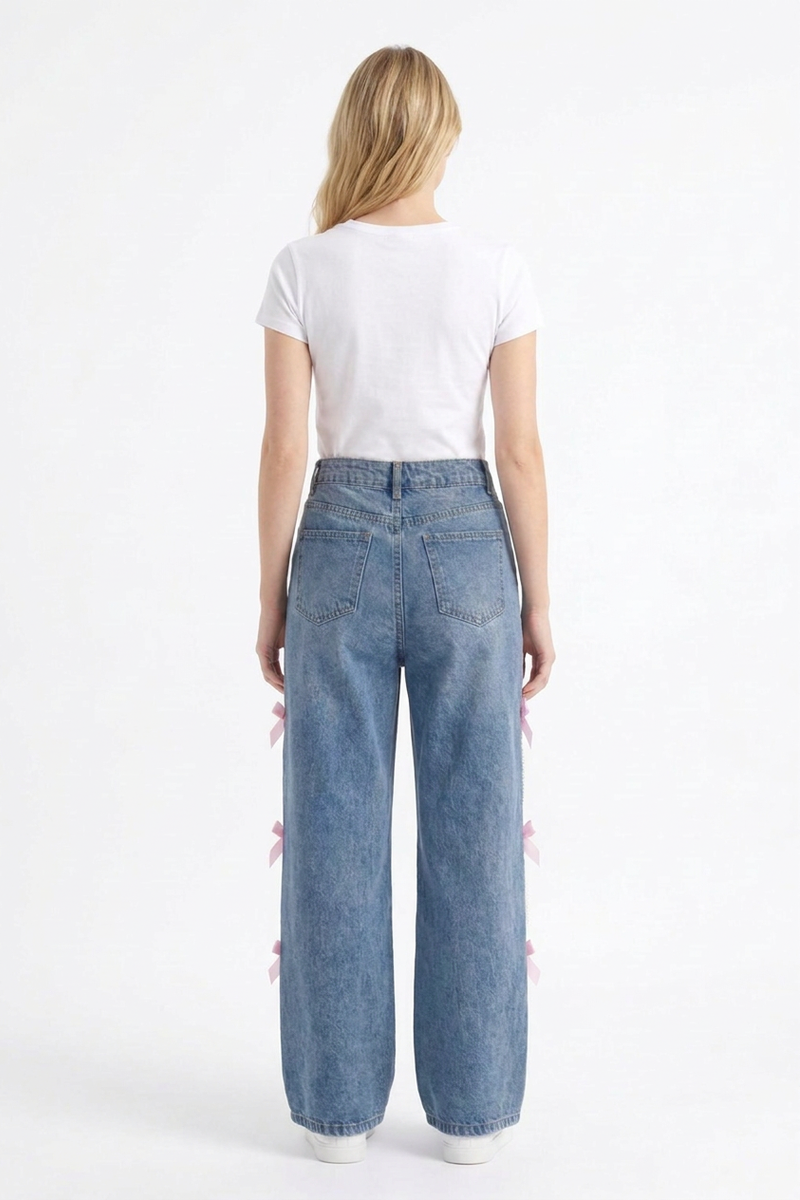 Women's High Waist Wide Leg Jeans