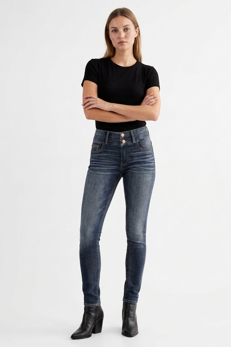 Women's Wash High Waist Stretch Skinny Jeans