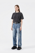 Women's High Waist Straight Leg Jeans